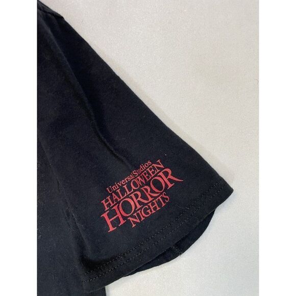 Universal Studios Halloween Horror Nights Graphic T-shirt Women XS Black - Picture 3 of 6
